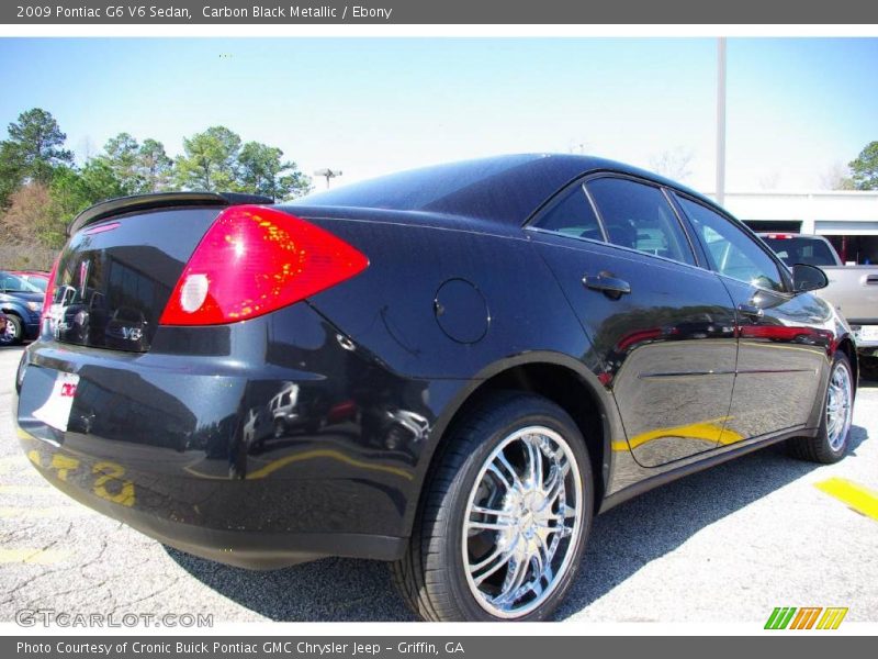 Carbon Black Metallic / Ebony 2009 Pontiac G6 V6 Sedan