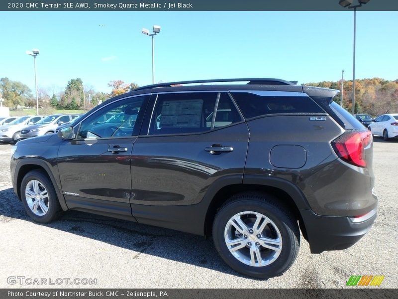 Smokey Quartz Metallic / Jet Black 2020 GMC Terrain SLE AWD