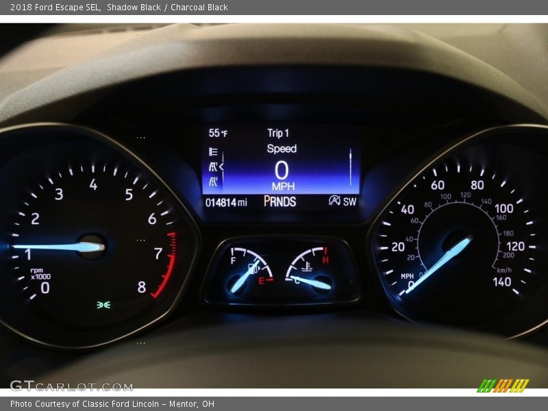 Shadow Black / Charcoal Black 2018 Ford Escape SEL