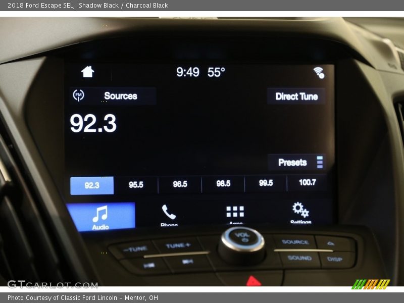 Shadow Black / Charcoal Black 2018 Ford Escape SEL