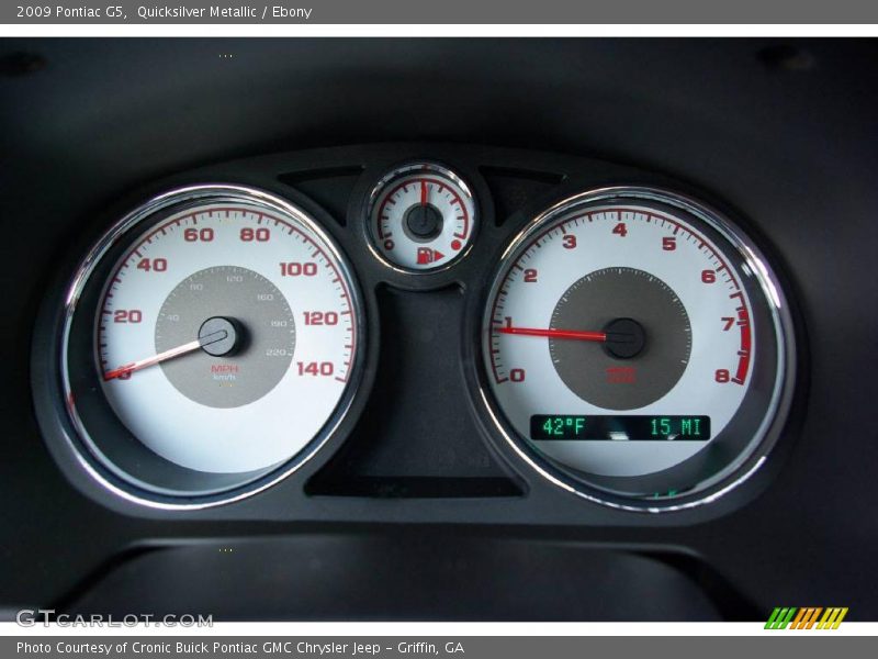 Quicksilver Metallic / Ebony 2009 Pontiac G5