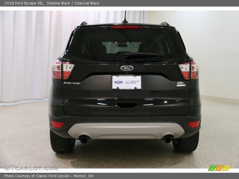 Shadow Black / Charcoal Black 2018 Ford Escape SEL