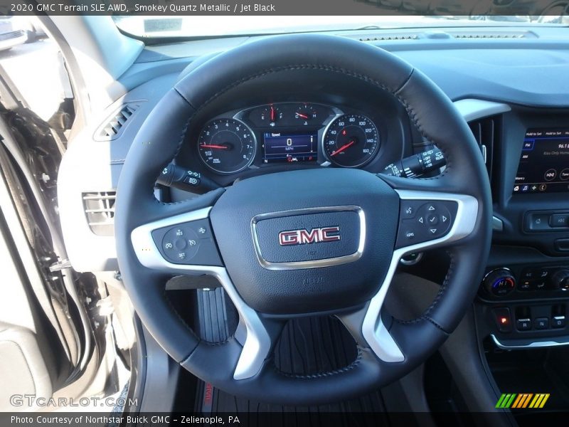 Smokey Quartz Metallic / Jet Black 2020 GMC Terrain SLE AWD