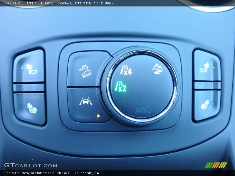 Smokey Quartz Metallic / Jet Black 2020 GMC Terrain SLE AWD