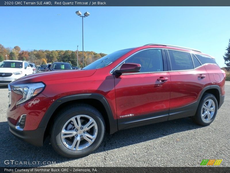 Red Quartz Tintcoat / Jet Black 2020 GMC Terrain SLE AWD