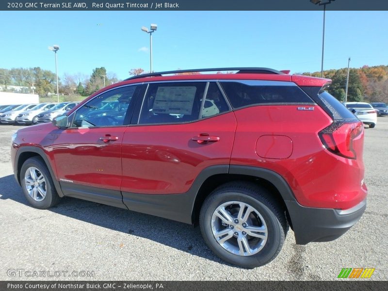 Red Quartz Tintcoat / Jet Black 2020 GMC Terrain SLE AWD