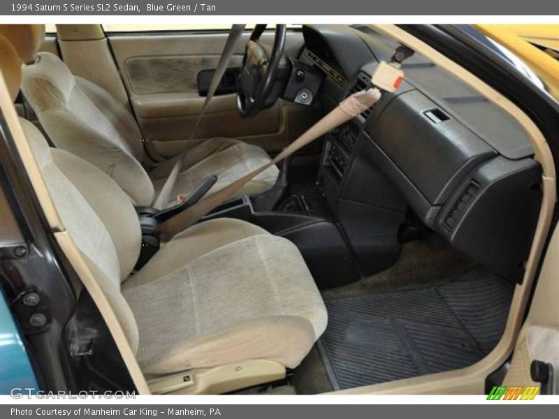 Blue Green / Tan 1994 Saturn S Series SL2 Sedan