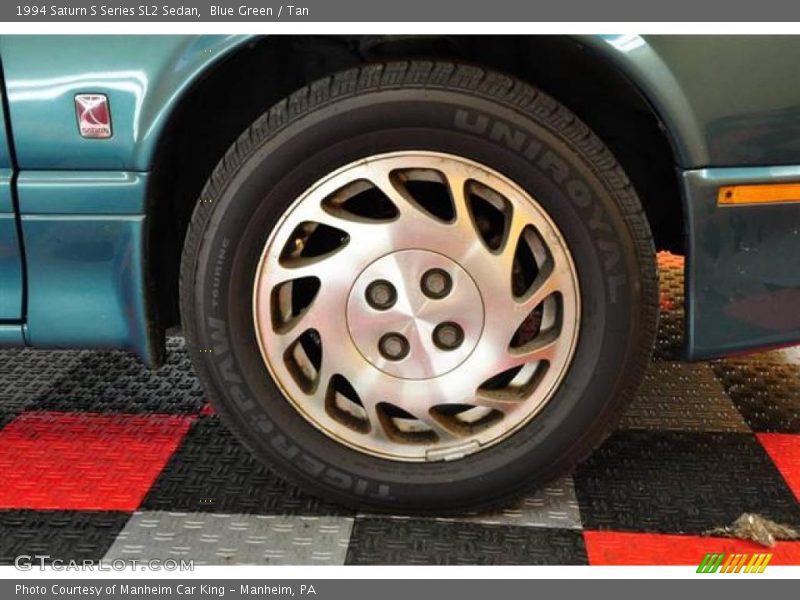 Blue Green / Tan 1994 Saturn S Series SL2 Sedan