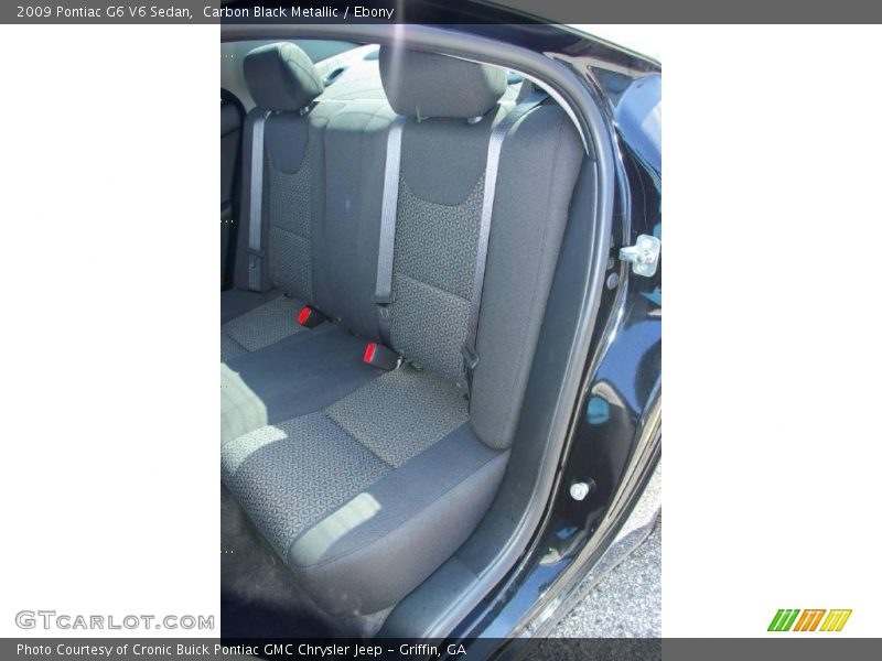 Carbon Black Metallic / Ebony 2009 Pontiac G6 V6 Sedan