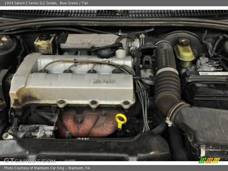 Blue Green / Tan 1994 Saturn S Series SL2 Sedan