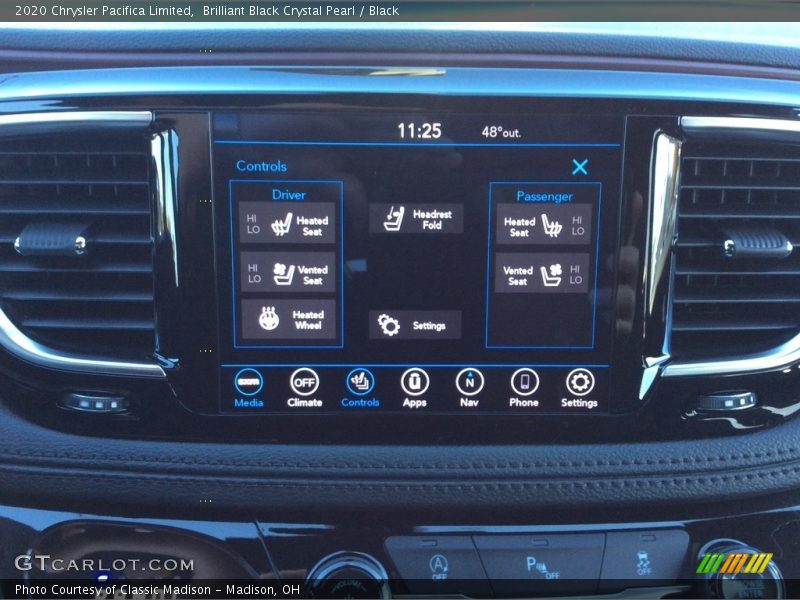 Brilliant Black Crystal Pearl / Black 2020 Chrysler Pacifica Limited