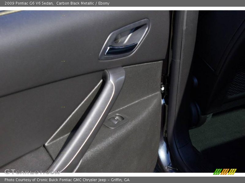 Carbon Black Metallic / Ebony 2009 Pontiac G6 V6 Sedan