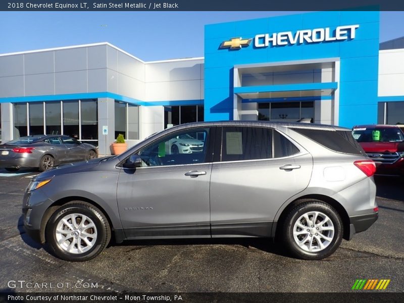 Satin Steel Metallic / Jet Black 2018 Chevrolet Equinox LT