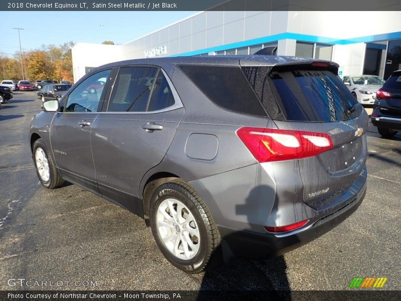 Satin Steel Metallic / Jet Black 2018 Chevrolet Equinox LT