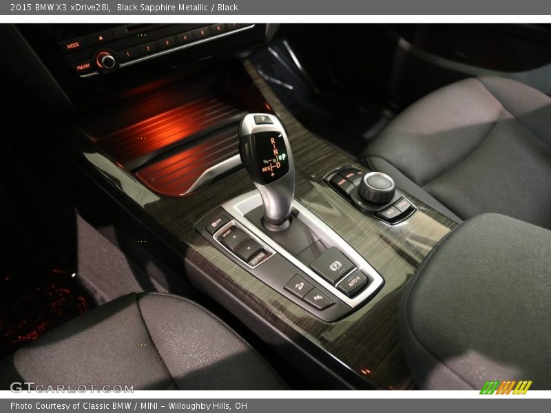 Black Sapphire Metallic / Black 2015 BMW X3 xDrive28i