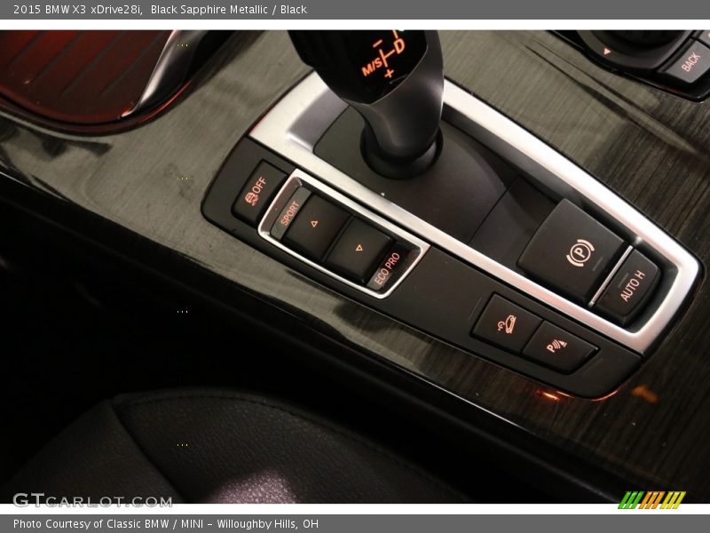 Black Sapphire Metallic / Black 2015 BMW X3 xDrive28i