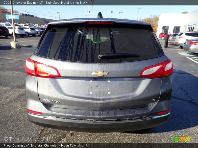 Satin Steel Metallic / Jet Black 2018 Chevrolet Equinox LT