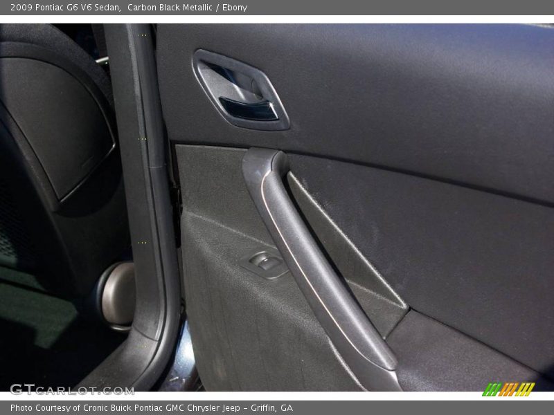 Carbon Black Metallic / Ebony 2009 Pontiac G6 V6 Sedan
