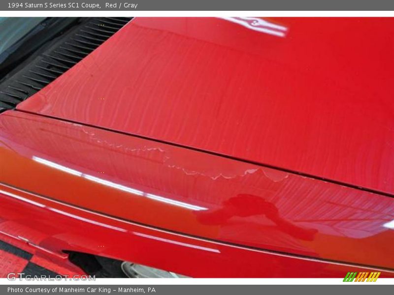 Red / Gray 1994 Saturn S Series SC1 Coupe