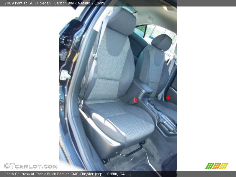 Carbon Black Metallic / Ebony 2009 Pontiac G6 V6 Sedan