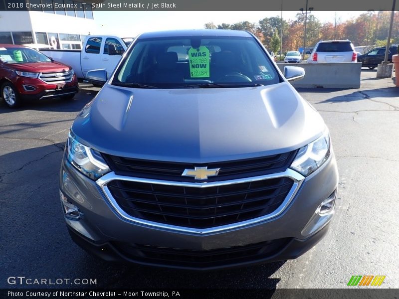 Satin Steel Metallic / Jet Black 2018 Chevrolet Equinox LT