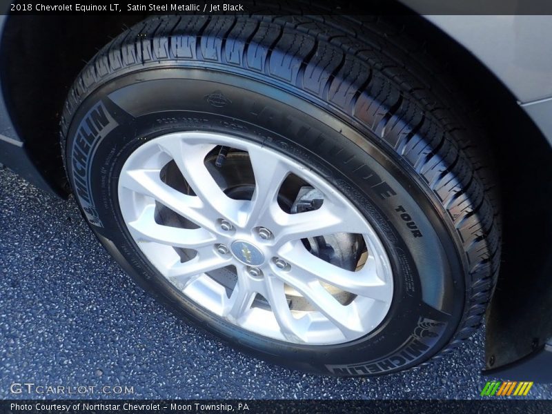 Satin Steel Metallic / Jet Black 2018 Chevrolet Equinox LT
