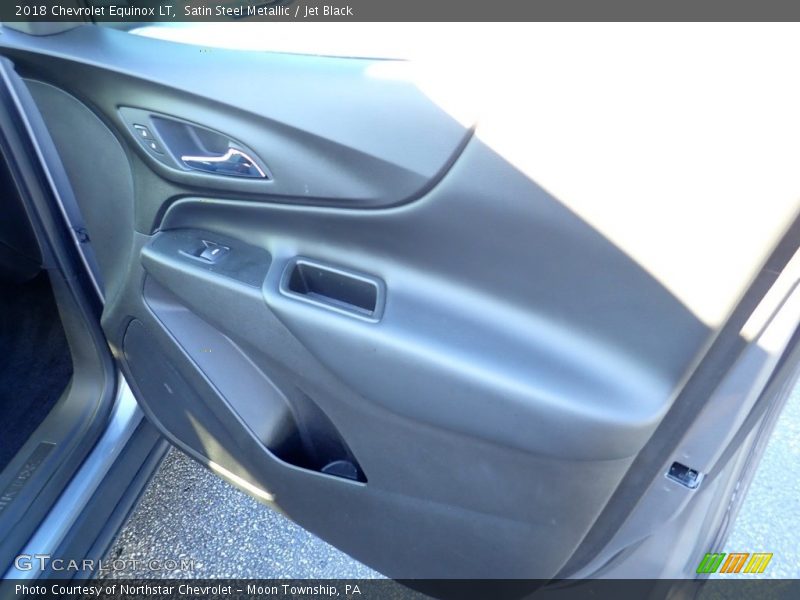 Satin Steel Metallic / Jet Black 2018 Chevrolet Equinox LT
