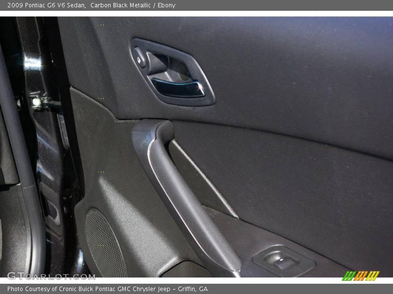 Carbon Black Metallic / Ebony 2009 Pontiac G6 V6 Sedan
