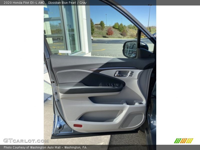 Obsidian Blue Pearl / Gray 2020 Honda Pilot EX-L AWD