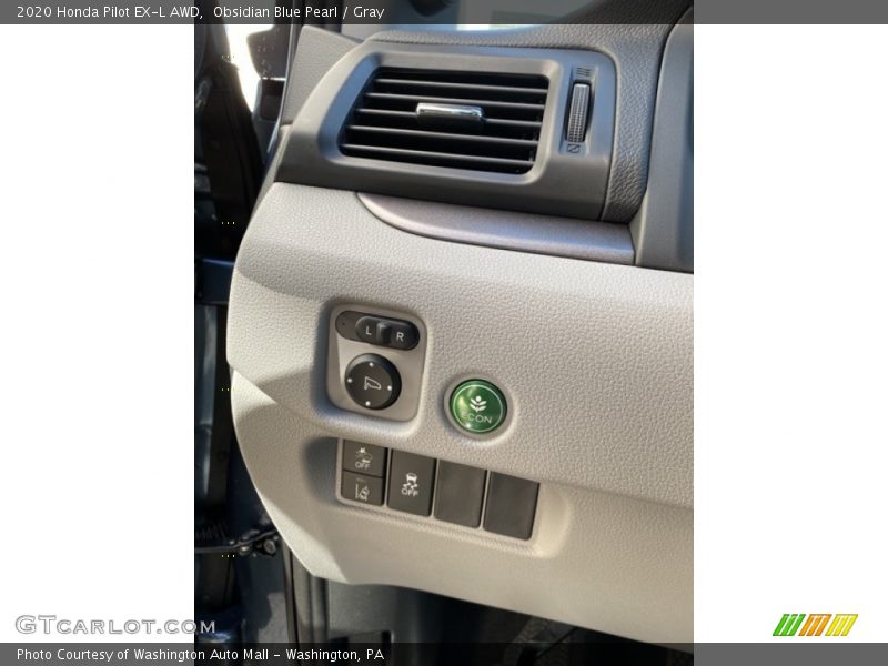 Obsidian Blue Pearl / Gray 2020 Honda Pilot EX-L AWD