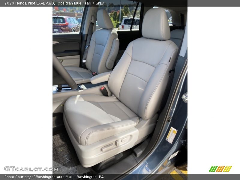Obsidian Blue Pearl / Gray 2020 Honda Pilot EX-L AWD