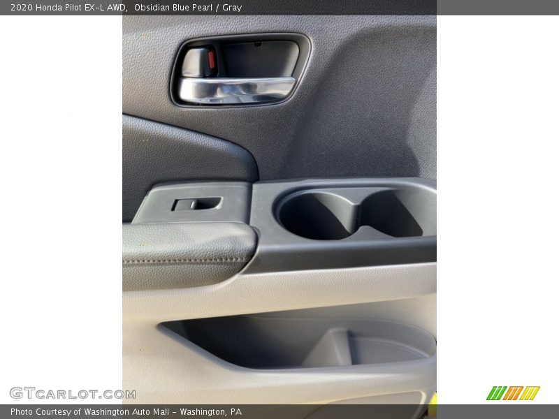 Obsidian Blue Pearl / Gray 2020 Honda Pilot EX-L AWD