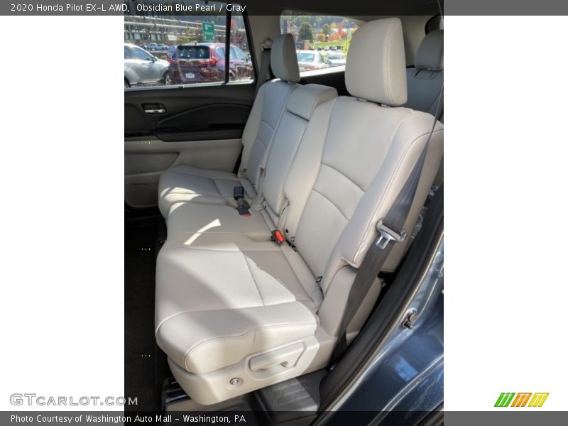 Obsidian Blue Pearl / Gray 2020 Honda Pilot EX-L AWD