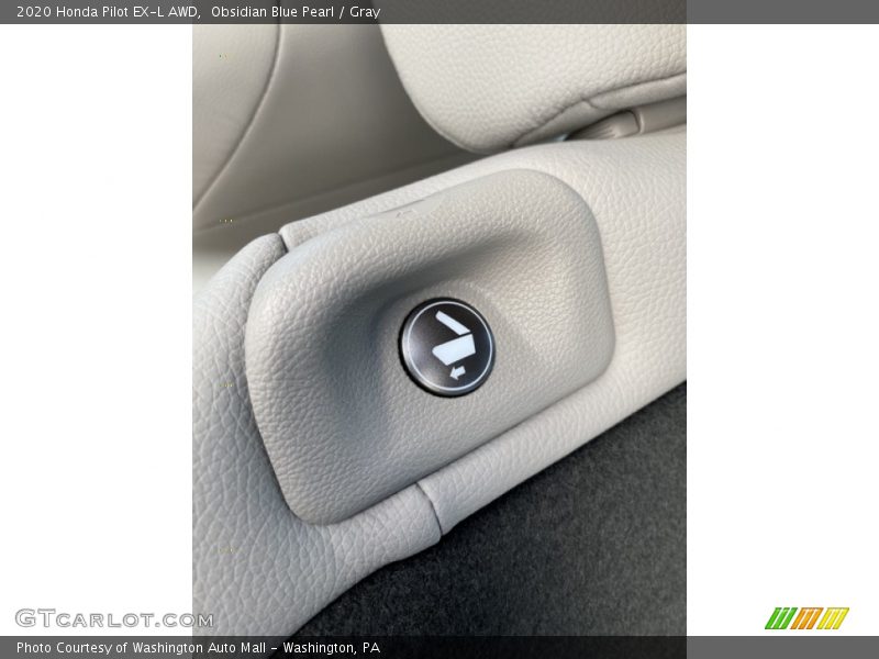 Obsidian Blue Pearl / Gray 2020 Honda Pilot EX-L AWD