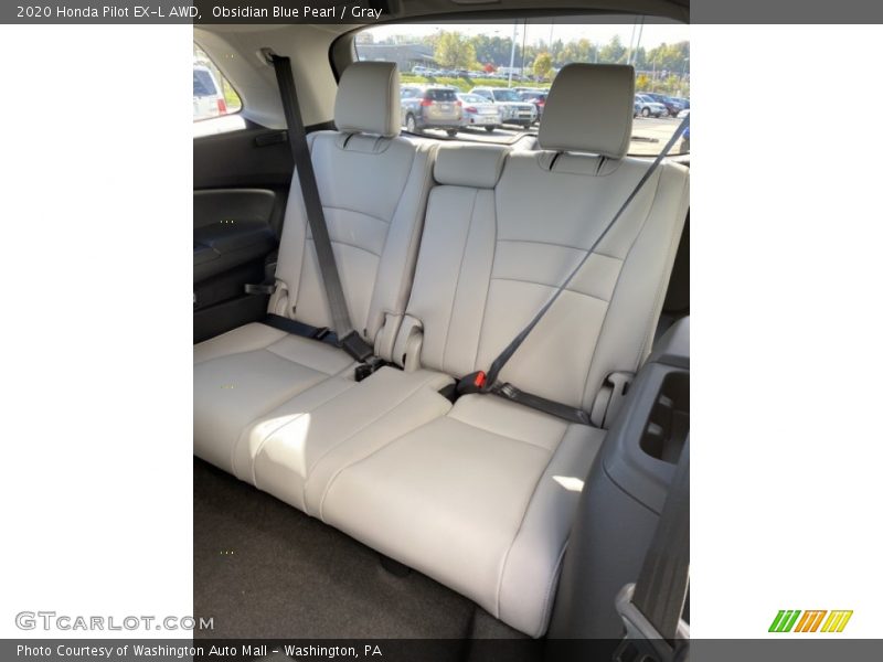 Obsidian Blue Pearl / Gray 2020 Honda Pilot EX-L AWD
