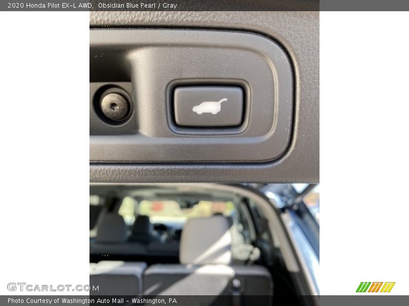 Obsidian Blue Pearl / Gray 2020 Honda Pilot EX-L AWD
