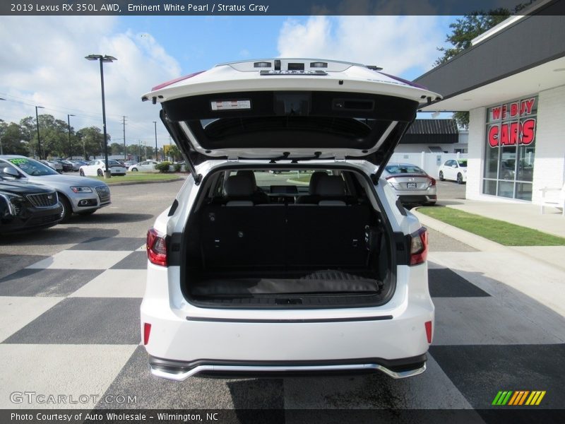 Eminent White Pearl / Stratus Gray 2019 Lexus RX 350L AWD