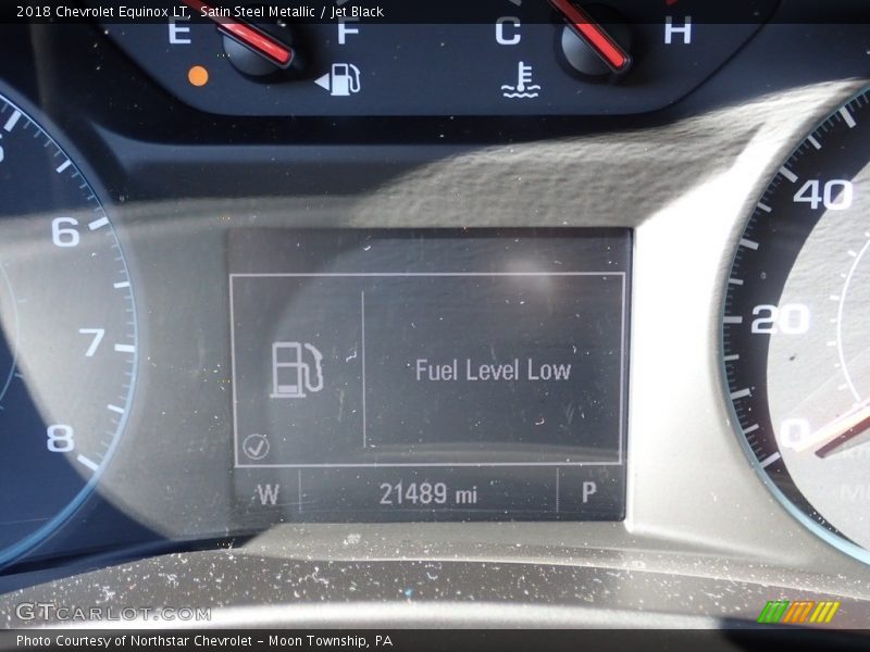 Satin Steel Metallic / Jet Black 2018 Chevrolet Equinox LT