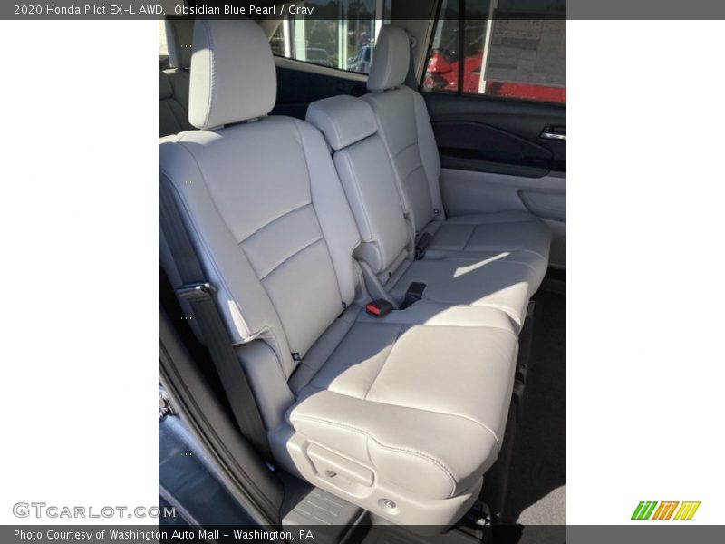 Obsidian Blue Pearl / Gray 2020 Honda Pilot EX-L AWD