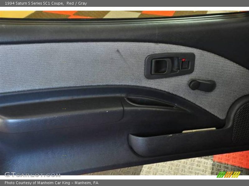 Red / Gray 1994 Saturn S Series SC1 Coupe