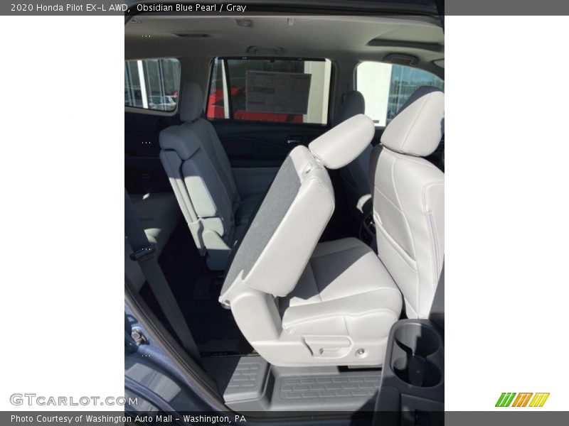 Obsidian Blue Pearl / Gray 2020 Honda Pilot EX-L AWD
