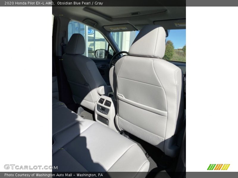 Obsidian Blue Pearl / Gray 2020 Honda Pilot EX-L AWD