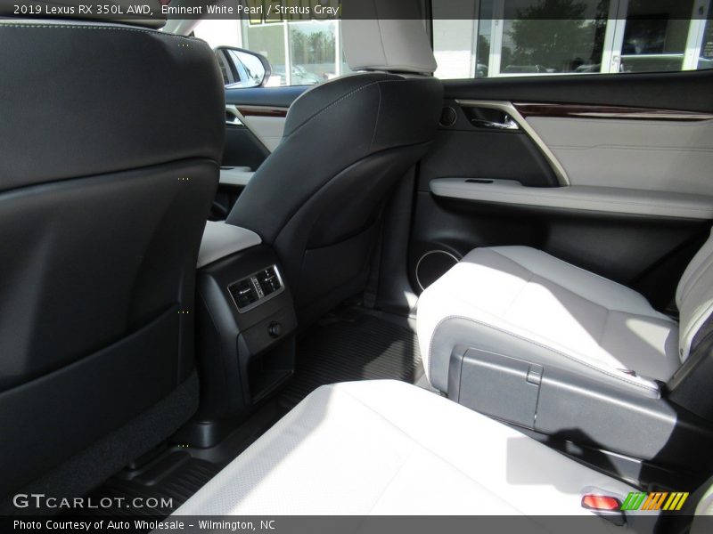 Eminent White Pearl / Stratus Gray 2019 Lexus RX 350L AWD