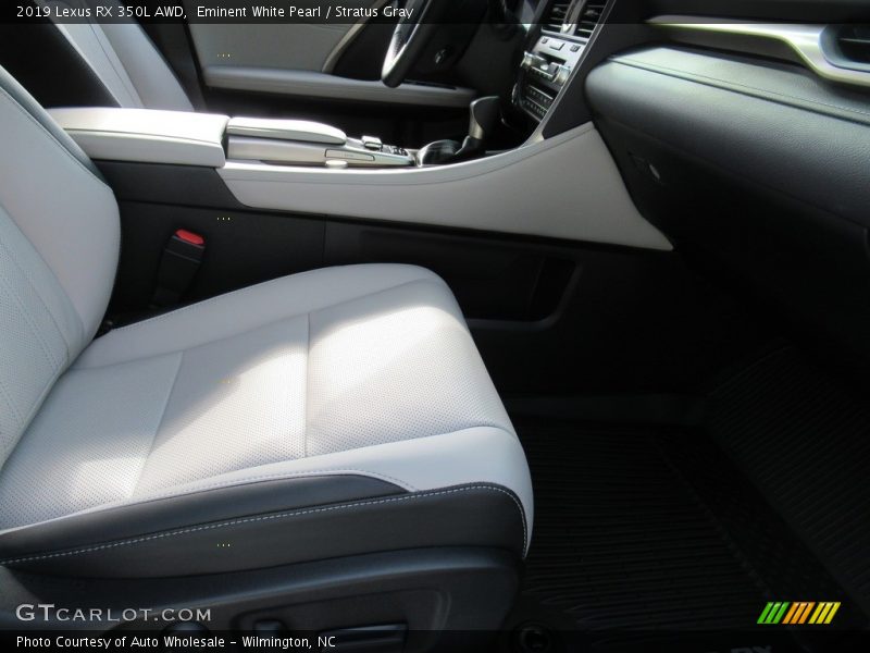 Eminent White Pearl / Stratus Gray 2019 Lexus RX 350L AWD