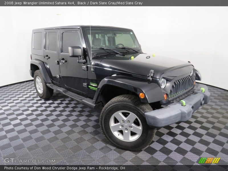 Black / Dark Slate Gray/Med Slate Gray 2008 Jeep Wrangler Unlimited Sahara 4x4