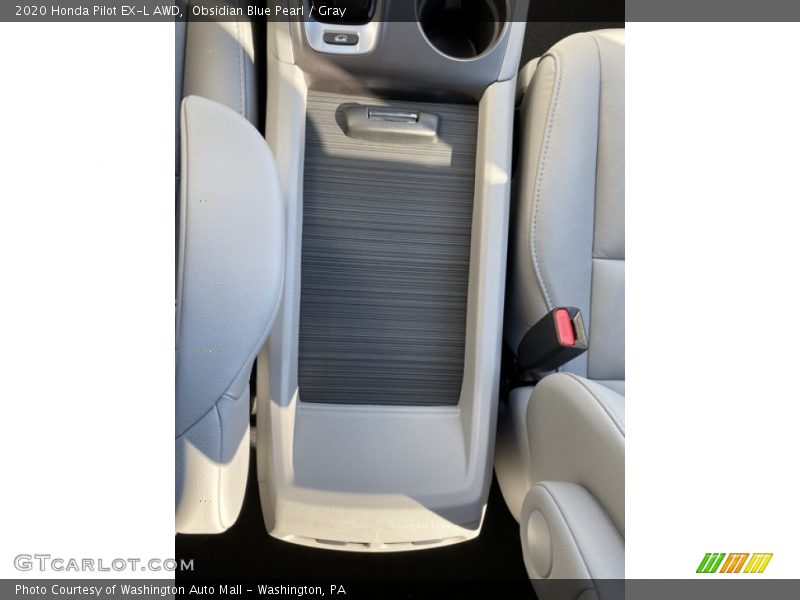 Obsidian Blue Pearl / Gray 2020 Honda Pilot EX-L AWD