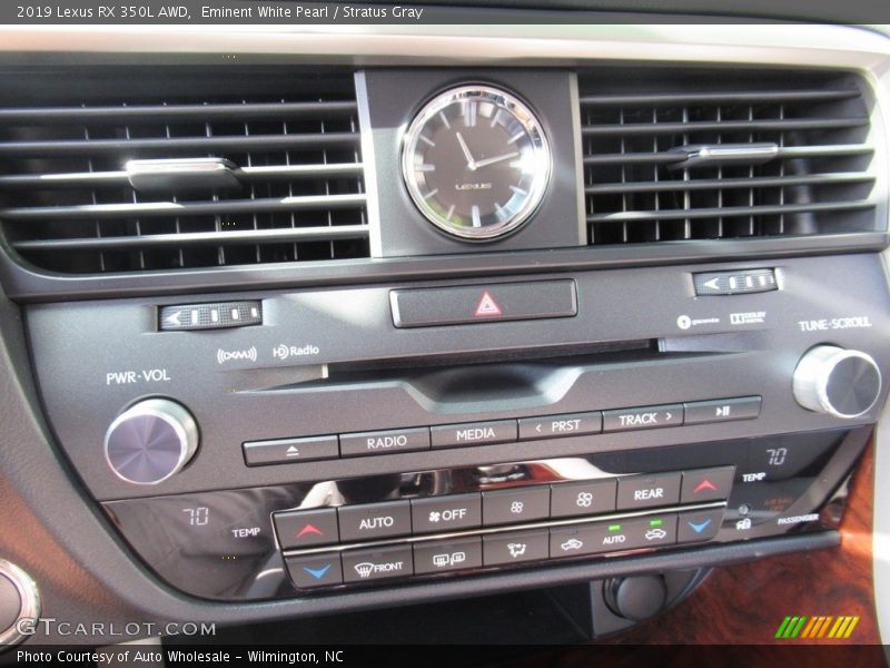 Eminent White Pearl / Stratus Gray 2019 Lexus RX 350L AWD