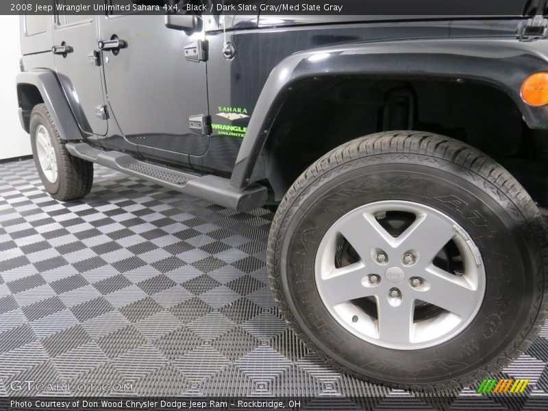 Black / Dark Slate Gray/Med Slate Gray 2008 Jeep Wrangler Unlimited Sahara 4x4