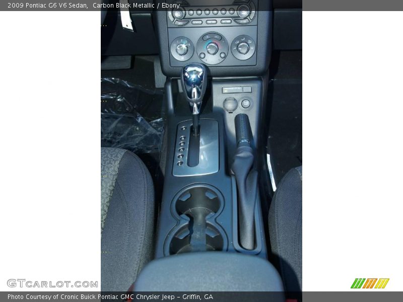 Carbon Black Metallic / Ebony 2009 Pontiac G6 V6 Sedan