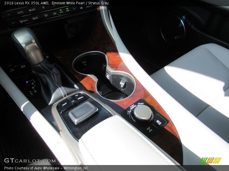 Eminent White Pearl / Stratus Gray 2019 Lexus RX 350L AWD